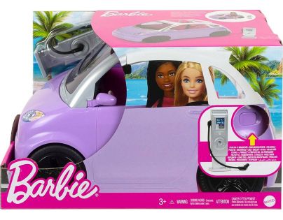 Mattel Barbie Elektromobil 2 v 1 fialový