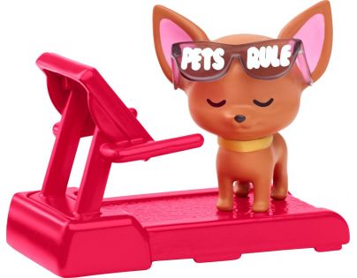 Mattel Barbie Extra Vzorovaná modrá sukně s bundou