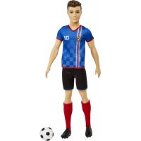 Mattel Barbie Fotbalová panenka Ken v modrém dresu 4