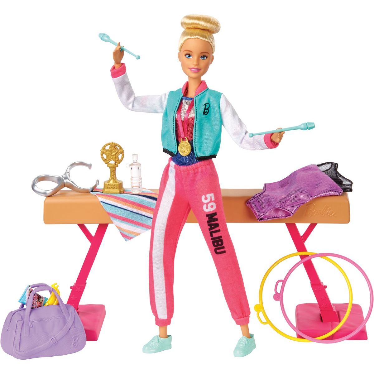 Mattel Barbie gymnastka herní set