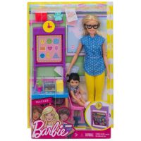 Mattel Barbie Herní set Povolání s panenkou Učitelka 6