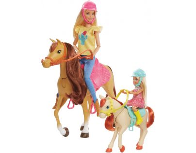 Mattel Barbie herní set s koníky