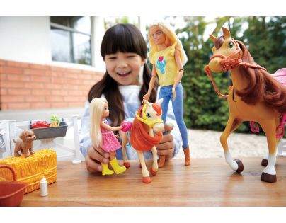 Mattel Barbie herní set s koníky