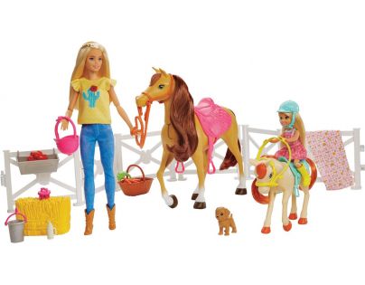Mattel Barbie herní set s koníky