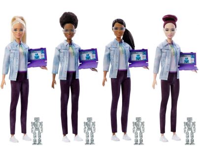 Mattel Barbie inženýrka robotiky Hnědé vlasy
