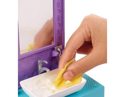 Mattel Barbie Ken s nábytkem umyvadlo