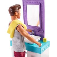 Mattel Barbie Ken s nábytkem umyvadlo 3