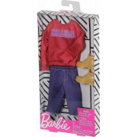 Mattel Barbie Kenovy oblečky červená mikina Malibo 2