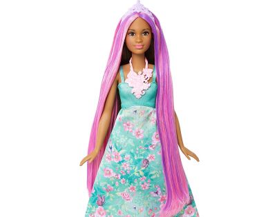 Mattel Barbie kouzelné barevné vlasy brunetka