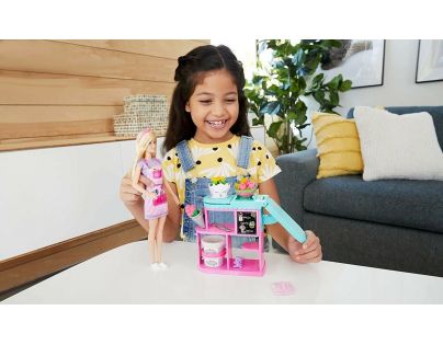 Mattel Barbie květinářka blondýnka