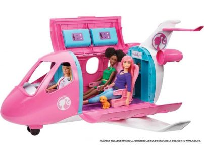 Mattel Barbie letadlo snů s pilotkou