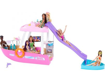 Mattel Barbie Loď snů se skluzavkou