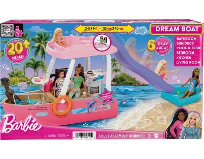 Mattel Barbie Loď snů se skluzavkou