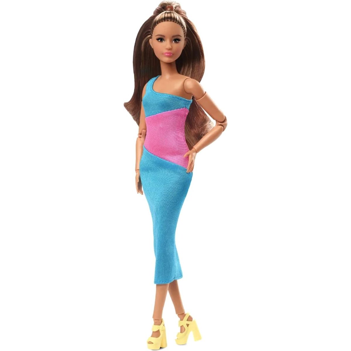 Mattel Barbie Looks brunetka s culíkem HJW82