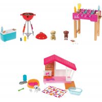 Mattel Barbie mini herní set s mazlíčkem stolní fotbálek GRG77 6