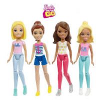 Mattel Barbie Mini panenka světle modré kalhota FHV73 4