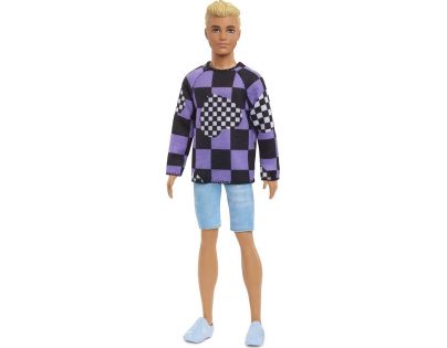 Mattel Barbie model Ken kostkovaná srdce