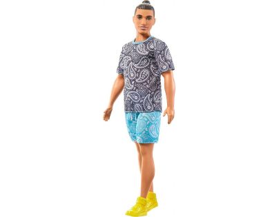 Mattel Barbie Model Ken tričko s kašmírovým vzorem 30 cm