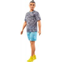 Mattel Barbie Model Ken tričko s kašmírovým vzorem 30 cm 2
