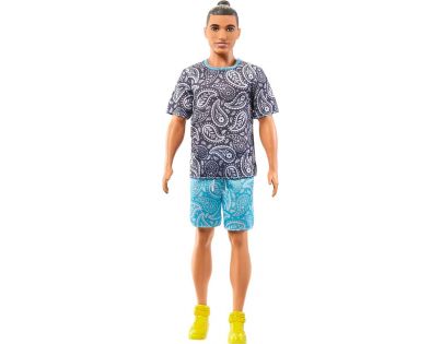 Mattel Barbie Model Ken tričko s kašmírovým vzorem 30 cm