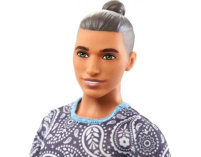 Mattel Barbie Model Ken tričko s kašmírovým vzorem 30 cm