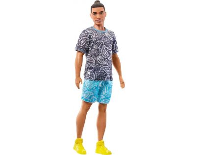 Mattel Barbie Model Ken tričko s kašmírovým vzorem 30 cm