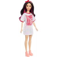 Mattel Barbie modelka Bílé lesklé šaty 2
