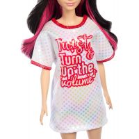 Mattel Barbie modelka Bílé lesklé šaty 4