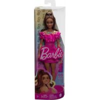 Mattel Barbie modelka Růžové šaty s volánky 6