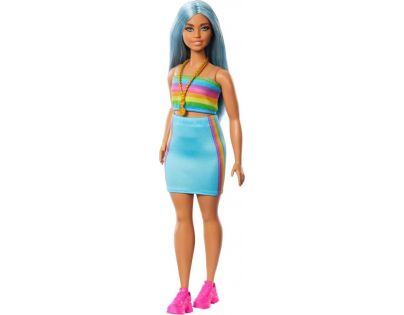 Mattel Barbie modelka Sukně a top s duhou