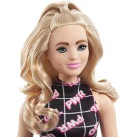 Mattel Barbie Modelka černomodré šaty s ledvinkou 29 cm 4