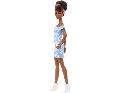 Mattel Barbie modelka džínové šaty HBV17