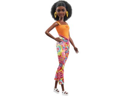 Mattel Barbie Modelka květinové retro 29 cm