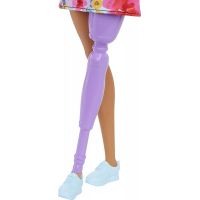 Mattel Barbie modelka květinové šaty na jedno rameno 4