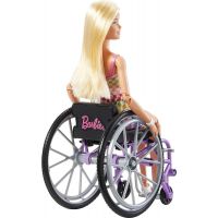 Mattel Barbie Modelka na invalidním vozíku v kostkovaném overalu 29 cm 5