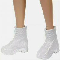Mattel Barbie modelka oranžové šaty s puntíky 3
