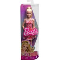 Mattel Barbie modelka Růžové květinové šaty 6