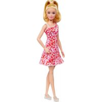 Mattel Barbie modelka Růžové květinové šaty 2