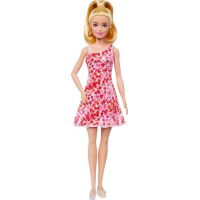 Mattel Barbie modelka Růžové květinové šaty 3