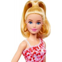 Mattel Barbie modelka Růžové květinové šaty 4