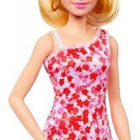 Mattel Barbie modelka Růžové květinové šaty 5