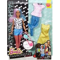 Mattel Barbie modelka s oblečky a doplňky 42 5