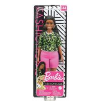 Mattel Barbie modelka tričko s neonovým leopardím vzorem 2