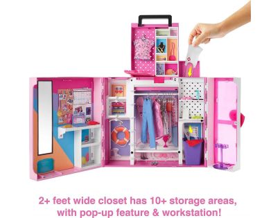 Mattel Barbie Módní šatník snů s panenkou 30 cm