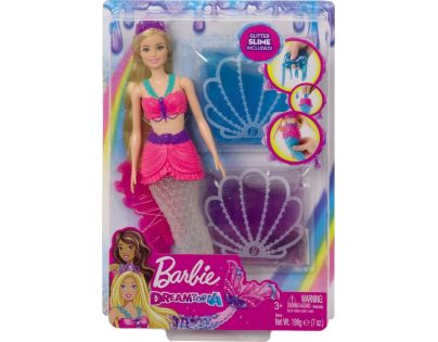 Mattel Barbie mořská víla a třpytivý sliz