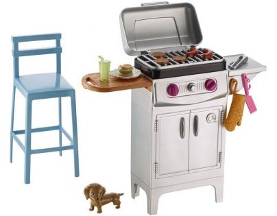 Mattel Barbie nábytek a doplňky Elektrický gril
