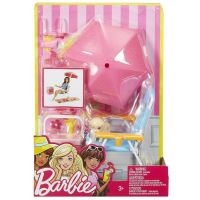 Mattel Barbie nábytek a doplňky Lehátko se slunečníkem 3