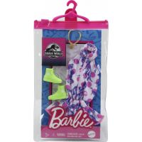 Mattel Barbie obleček s doplňky v praktickém balení Jurský svět GRD45 2