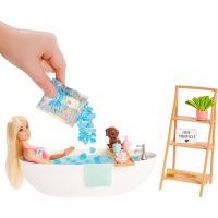 Mattel Barbie Panenka a koupel s mýdlovými konfetami Blondýnka 2