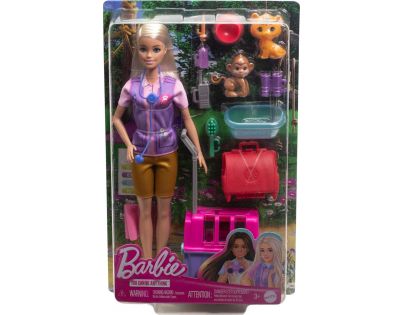 Mattel Barbie panenka zachraňuje zvířátka Blondýnka